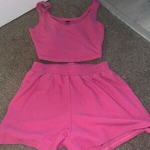 Women’s tank top set with matching shorts